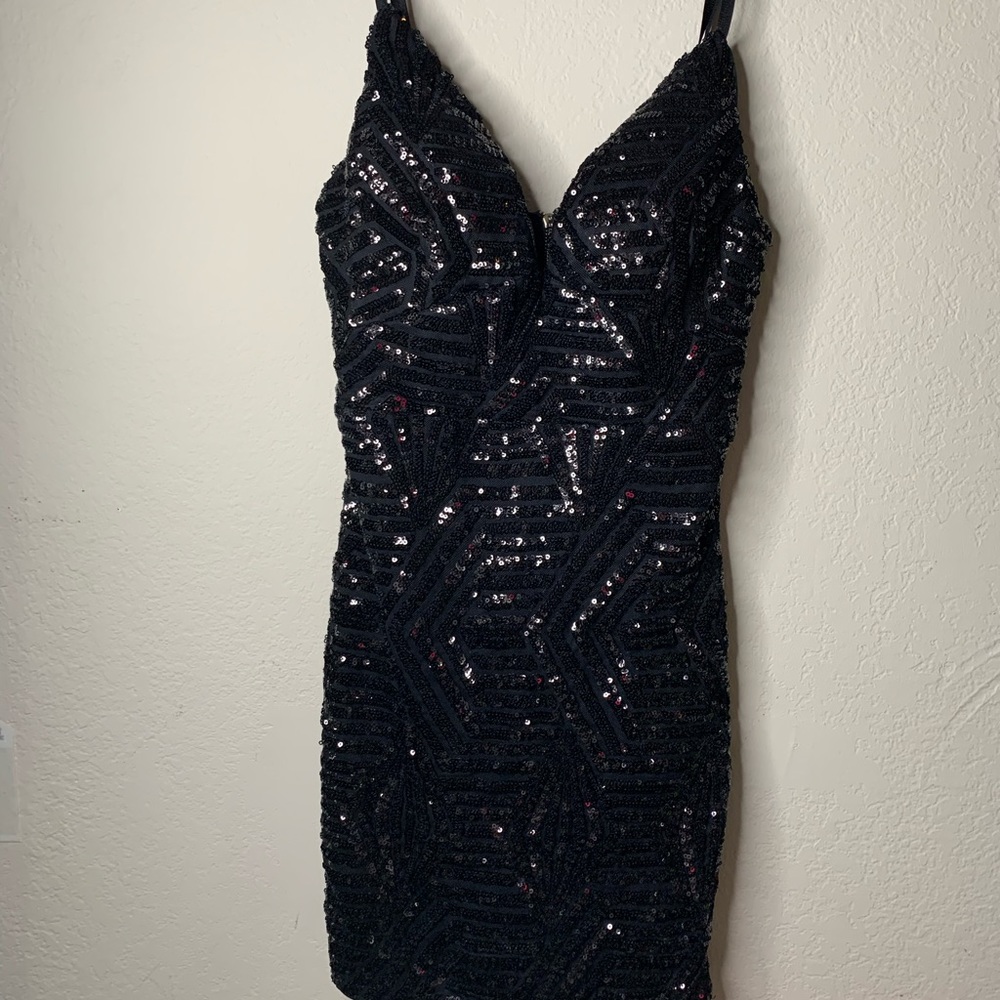 Windsor Black Sequin Dress